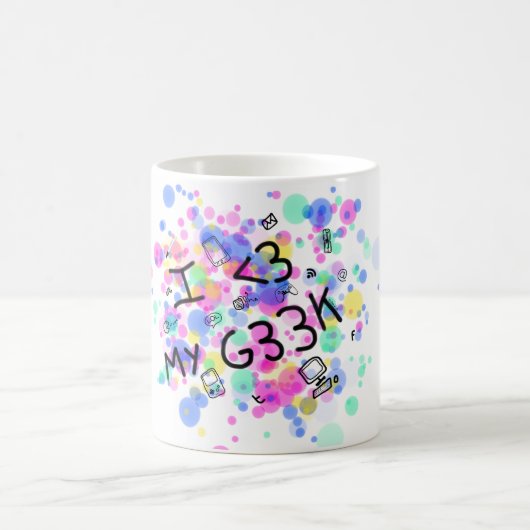 Tasse I love my geek (Mittel)