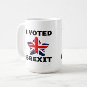 Tasse I stimmte für Brexit (Vorderseite Links)