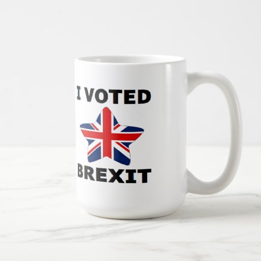 Tasse I stimmte für Brexit (Rechts)