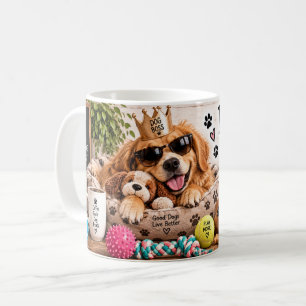 Tasse 'Ich Arbeite Hart, Damit Mein Hund Schöne Di