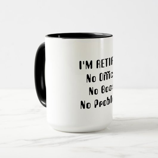 Tasse - "Ich bin müde" (Vorderseite Links)