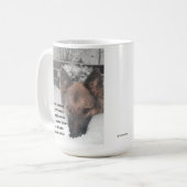 Tasse Ich habe Träume Gedicht von Ladee Basset (Vorderseite Links)