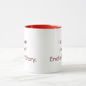 Tasse "ich kann. Ich werde es tun. Ende der (Zentrum)