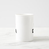 Tasse 'Ich liebe Daten' Bone China | Geek-Kaffeeta (Vorderseite)