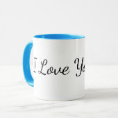 Tasse Ich liebe dich ❤️ (Vorderseite Links)