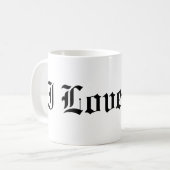 Tasse - Ich Liebe Sie (Vorderseite Links)