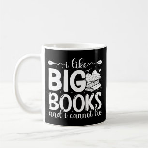 Tasse 'Ich mag große Bücher und ich kann nicht lüg