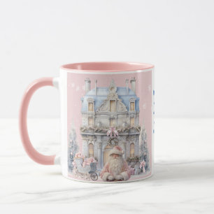 Tasse Ich träume von einer pinkfarbenen Weihnachts