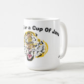 Tasse : Ich wecke um einen Cup mit Java (VorderseiteRechts)