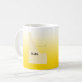Tasse - Idaho Staat Karte mit Stadt (Vorderseite Links)