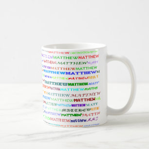 Tasse II des Matthew-Text-Entwurfs-II