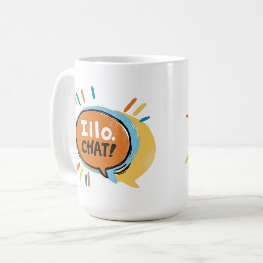 Tasse-Illo-Chat-Logo Kaffeetasse (Vorderseite Links)
