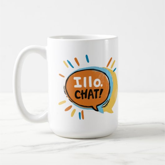 Tasse-Illo-Chat-Logo Kaffeetasse (Links)