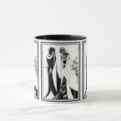 Tasse: Illustration von Aubrey Beardsley Tasse (Zentrum)