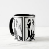Tasse: Illustration von Aubrey Beardsley Tasse (Vorderseite Links)