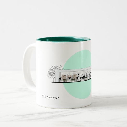 Tasse ilustrasi visuell (Vorderseite Links)