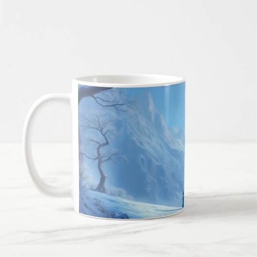 Tasse im Froststil (Links)