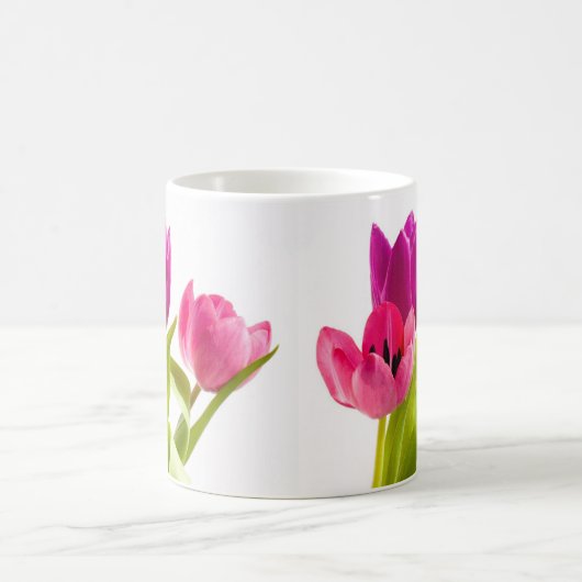 Tasse im Frühlingsstil Pink Tulip (Mittel)