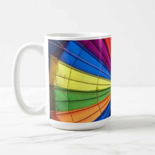 Tasse im Heißluftballon (Links)