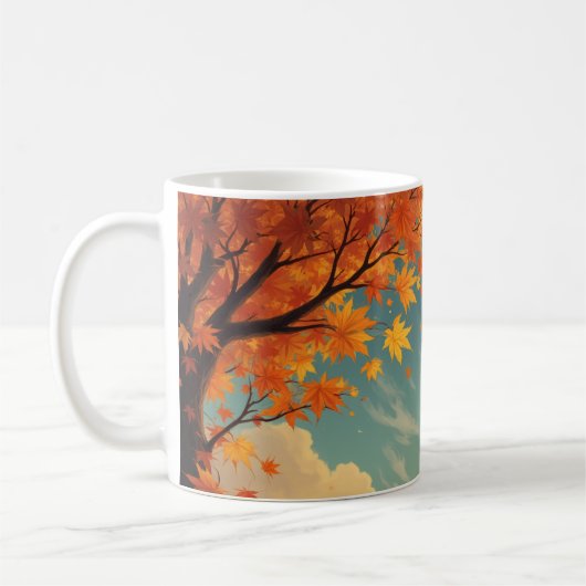 Tasse im Herbst (Links)