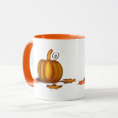 Tasse im Herbst mit Pumpkin (Vorderseite Links)