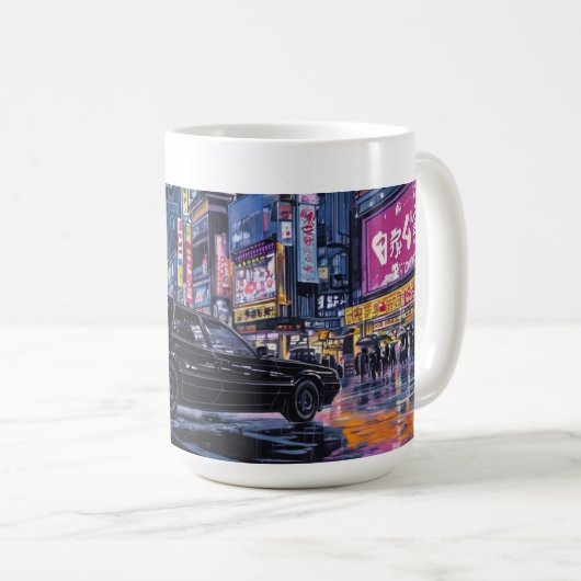 Tasse im japanischen urbanen Stil (VorderseiteRechts)