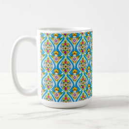 Tasse im Jugendstil Blumenmuster