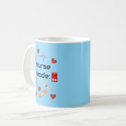 Tasse im Krankenversicherungsmodus (Vorderseite Links)