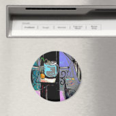 Tasse im Matisstil Magnet (In Situ (Geschirrspüler))