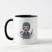 Tasse im medizinischen Stil (männliche Version) (Links)