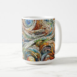 Tasse im Mosaikstil
