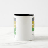 Tasse im Raster von Word-Puzzles (Mittel)