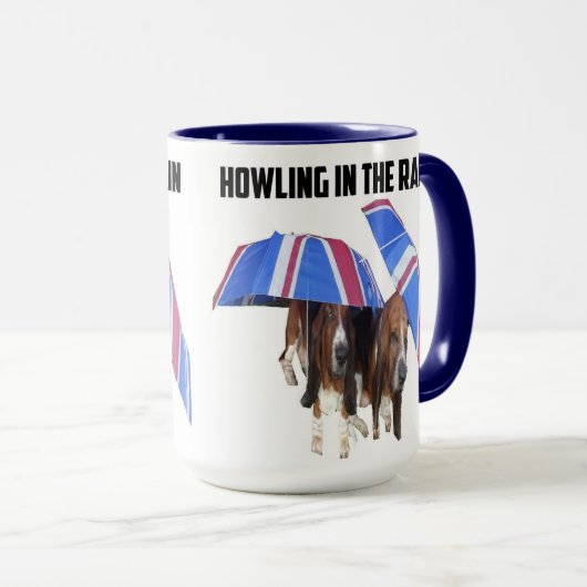 Tasse im Regen (VorderseiteRechts)