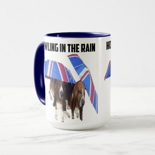 Tasse im Regen (Vorderseite Links)