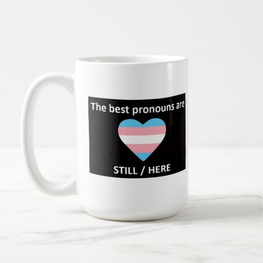 Tasse 'Immer Noch Hier' (Links)