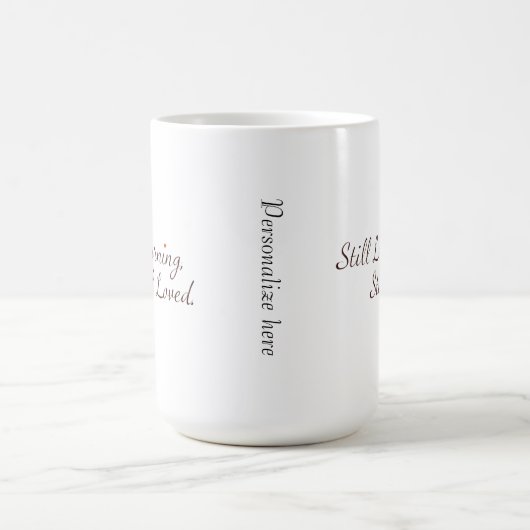Tasse 'Immer noch lernend' (Mittel)