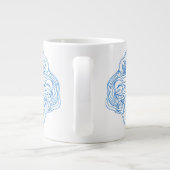 Tasse in Blau (Rückseite)