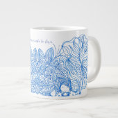 Tasse in Blau (Vorderseite Rechts)