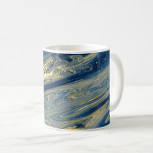 Tasse in Blau und Gold (VorderseiteRechts)