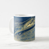 Tasse in Blau und Gold (Vorderseite Links)