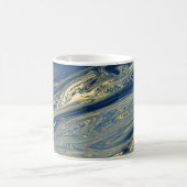 Tasse in Blau und Gold (Mittel)