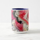 Tasse in Rosa, Schwarz und Gold (Zentrum)