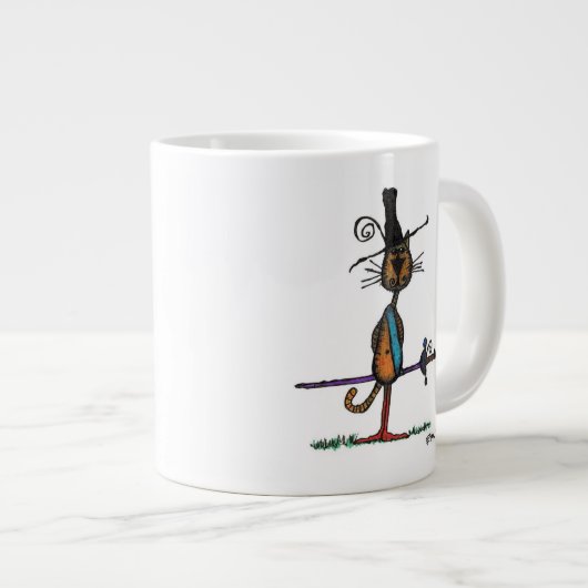 Tasse in Stiefeln (Vorderseite Rechts)