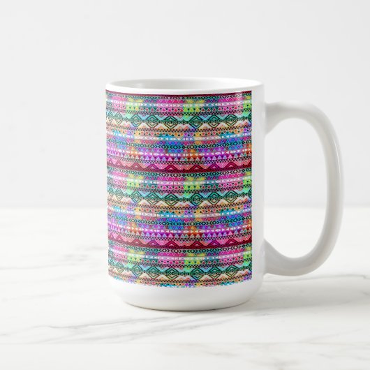 Tasse/Indianerisches Muster Kaffeetasse (Rechts)