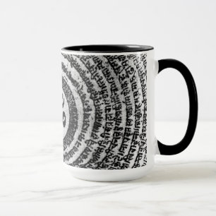 Tasse, Indien, OM Mani padme Summen Tasse