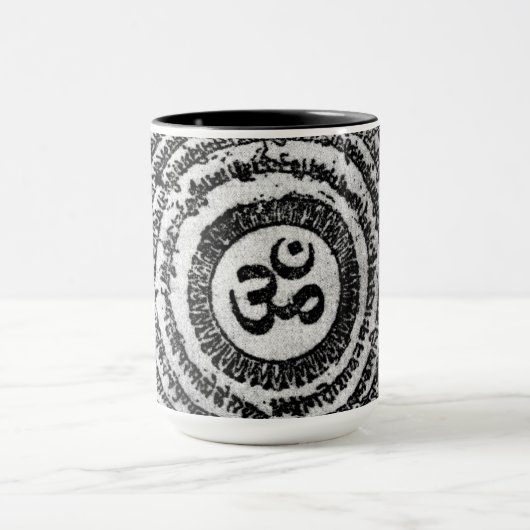 Tasse, Indien, OM Mani padme Summen Tasse (Zentrum)