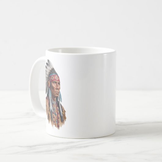 Tasse - Indigene Amerikaner (Vorderseite Links)