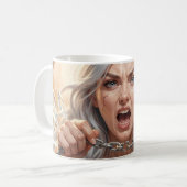 Tasse 'Innere Stärke befreien' (Vorderseite Links)