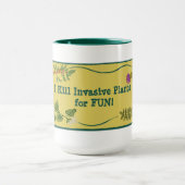 Tasse invasiver Pflanze (Zentrum)