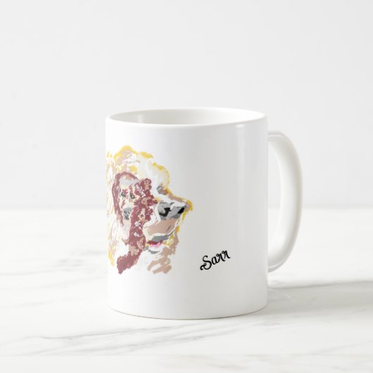 Tasse: Irish Setter Kaffeetasse (VorderseiteRechts)